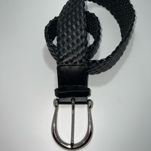 31. COPY - Michael Kors Braided Leather Belt - Picture 3 of 9